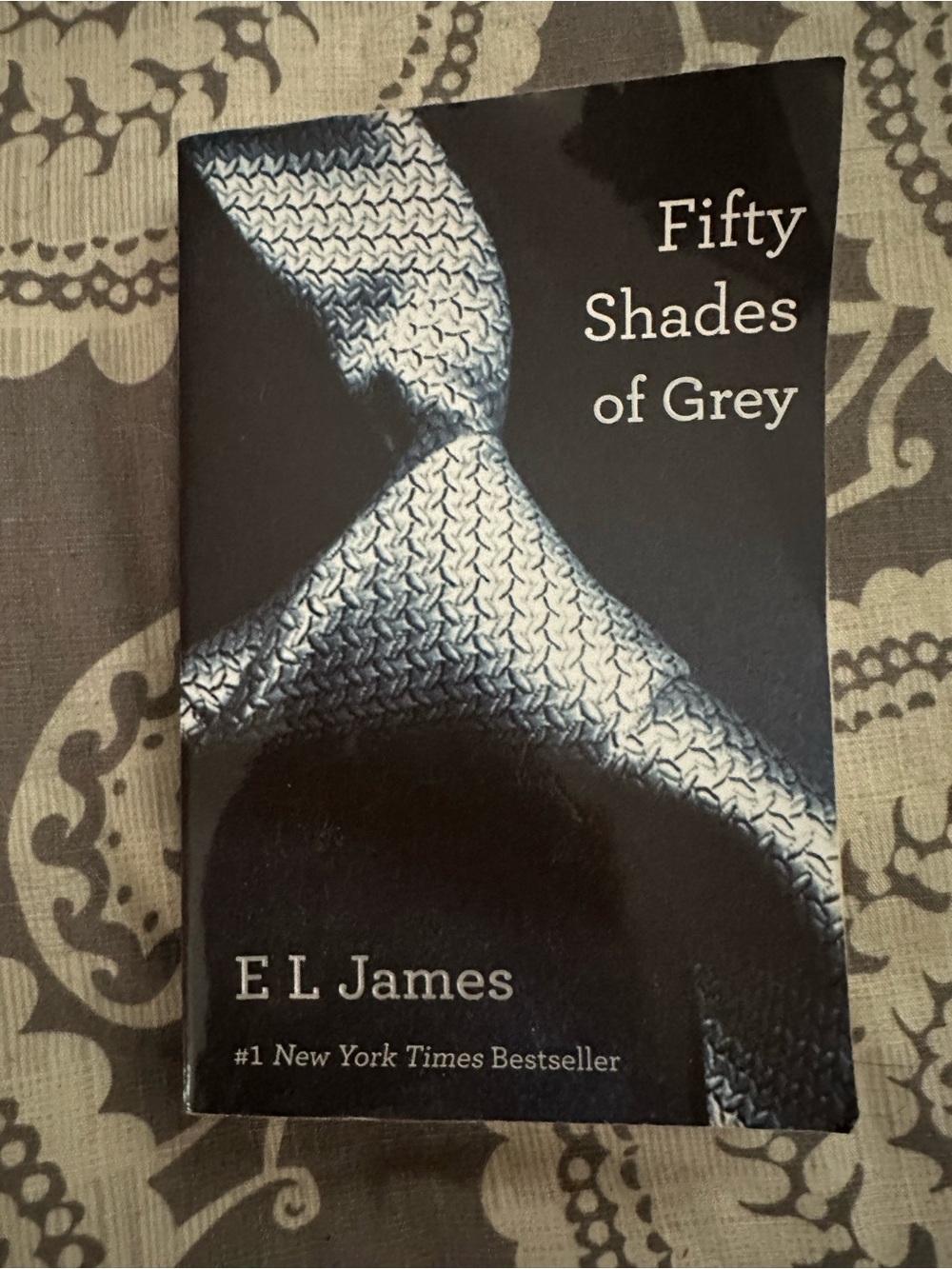 Fifty Shades of Grey by E L James - Black & Gray Paperback